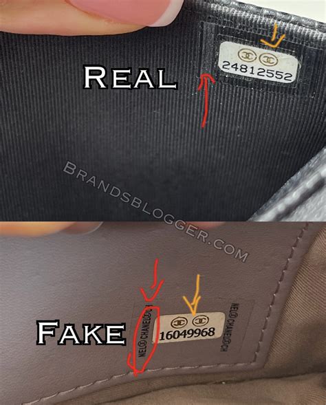 chanel fake serial numbers